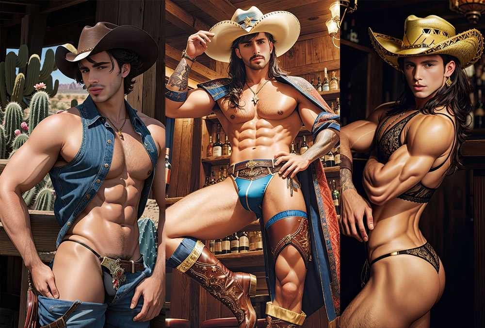 Handsome Cowboys of the Wild West