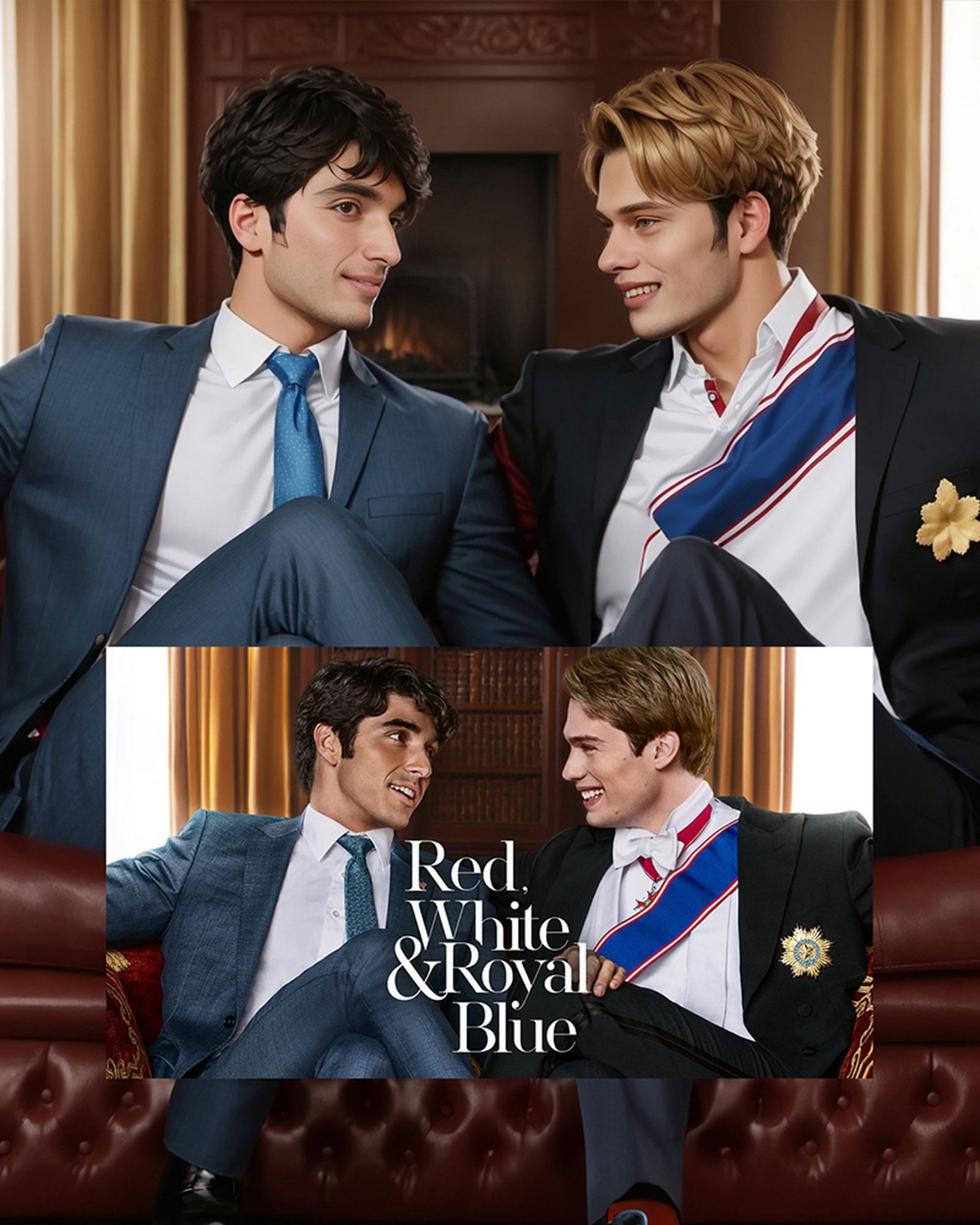 Red White & Royal Blue - AI MEN WORld VERSION