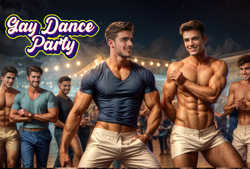 Exclusive Gay Dance Party with AMW Models! 🌈💃