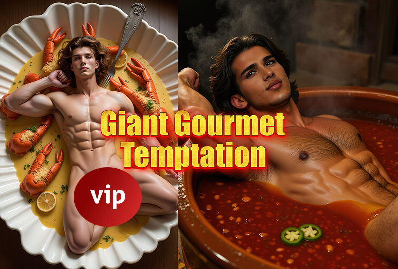 🍽️ Giant Gourmet Temptation – Where Flesh Becomes the Feast