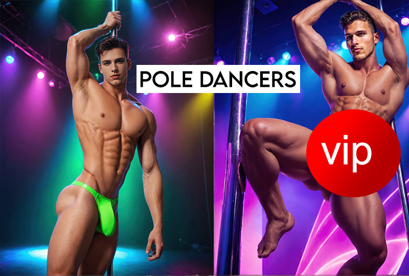 Pole Dancers: Neon Stage